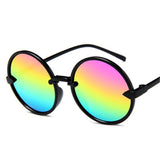 Ocean Color Lens Mirror Sunglasses Women