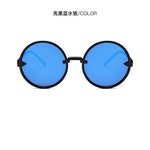 Ocean Color Lens Mirror Sunglasses Women