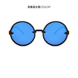 Ocean Color Lens Mirror Sunglasses Women