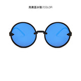 Ocean Color Lens Mirror Sunglasses Women