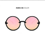 Ocean Color Lens Mirror Sunglasses Women