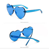 Love Heart Shape Sunglasses